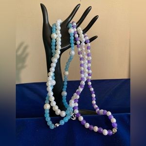 5/$15 3 Kid’s Plastic Mermaid Dress Up Necklace Lot